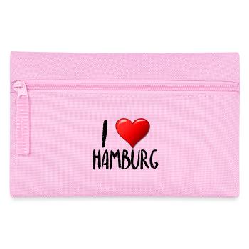 I Love Hamburg - Federtasche - Rosa - Vorne