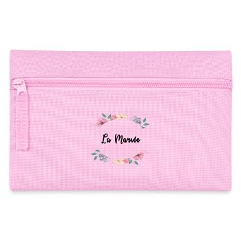Floral theme - The Bride - Pencil Case - pink - Front
