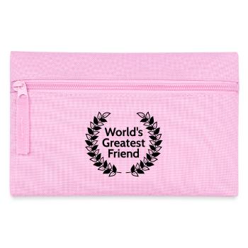 Worlds greatest friend - Federtasche - Rosa - Vorne