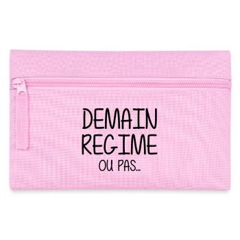 Régime - Diète - Gros - Grosse - Humour - Marrant - Trousse - rose - Devant