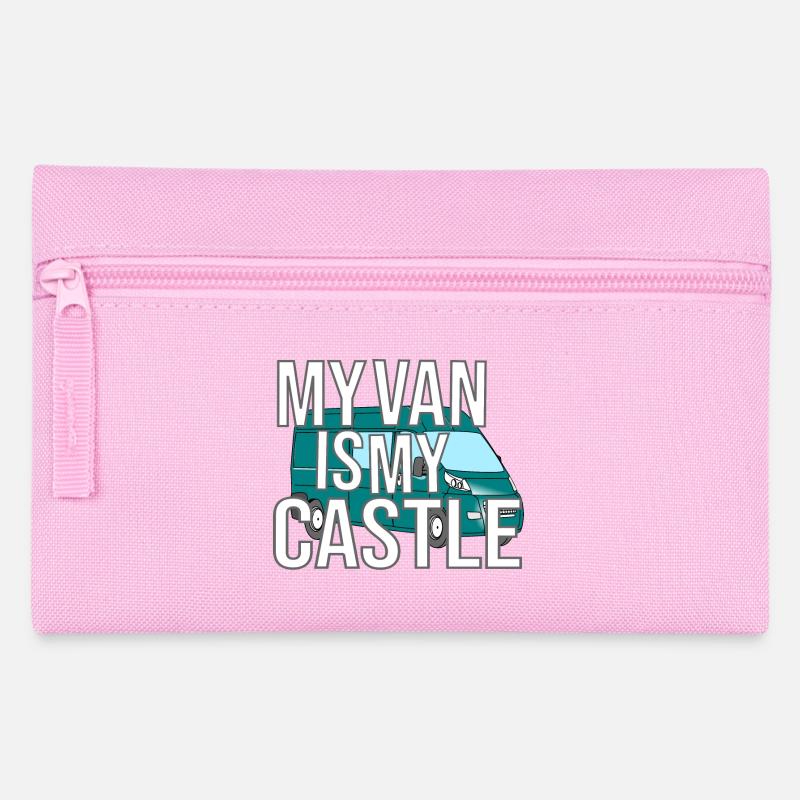 My Van Is My Castle - Federtasche - Rosa