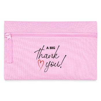 Thank You - Federtasche - Rosa - Vorne
