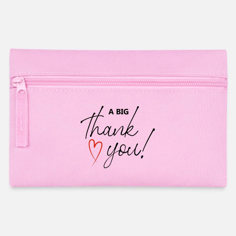 Thank You - Federtasche - Rosa