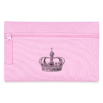 Krone - Federtasche - Rosa - Vorne
