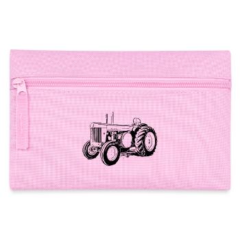 Model R Tractor - Pencil Case - pink - Front