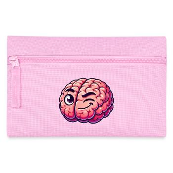 schlaues gehirn - Federtasche - Rosa - Vorne