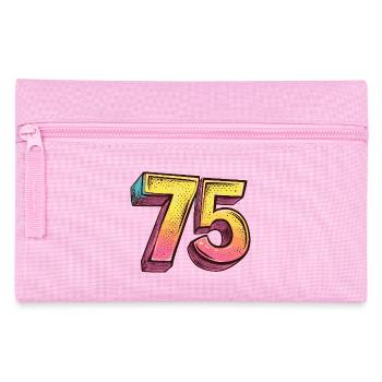 75 Number Colorful - Pencil Case - pink - Front