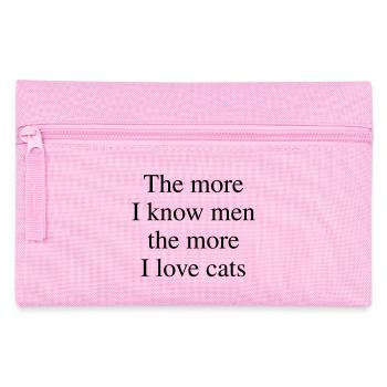 The More I Love Cats - Federtasche - Rosa - Vorne