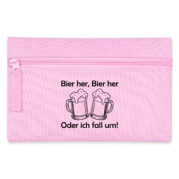 Bienen hier, Bienen hier - oder ich fall um! - Federtasche - Rosa - Vorne