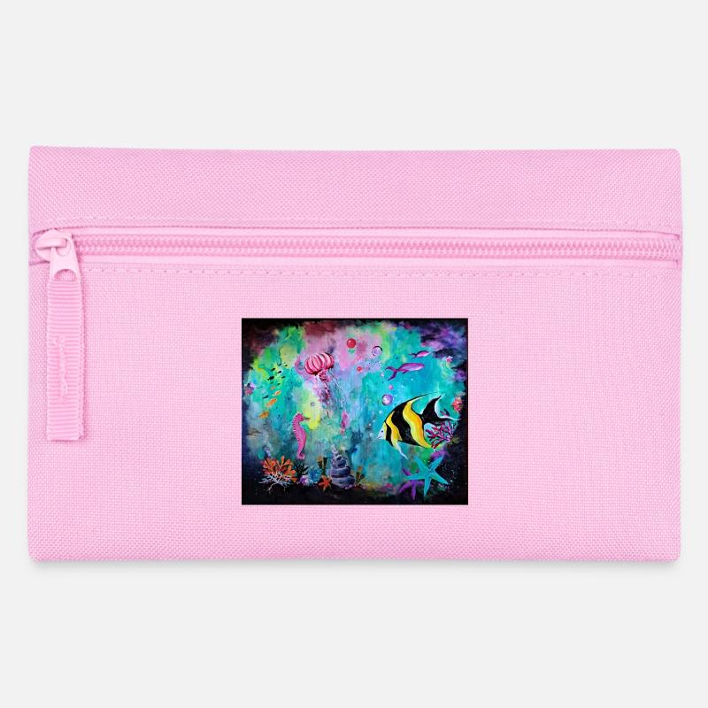 Korallenriff - Federtasche - Rosa