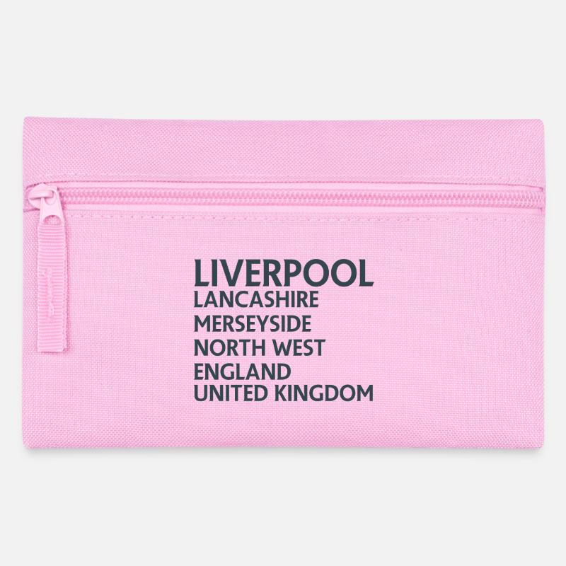 Liverpool – England Lyrics Design - Pencil Case - pink