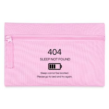 404 Sommeil introuvable - Trousse - rose - Devant