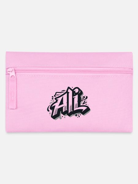 Ali Last name First name Graffiti - Pencil Case - pink