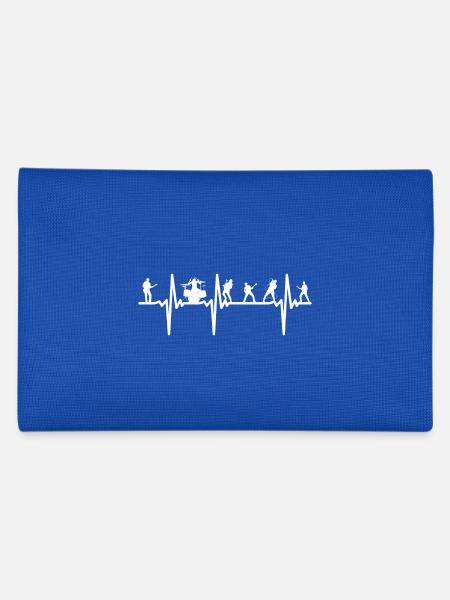 Herzschlag Band - Mon cœur bat pour la bonne musique - Trousse - bleu royal - Dos