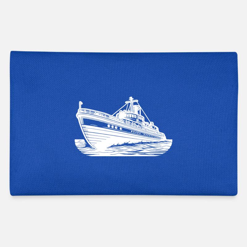 Sleek Ocean-going Ship Cutter Tugboat Pencil Case
