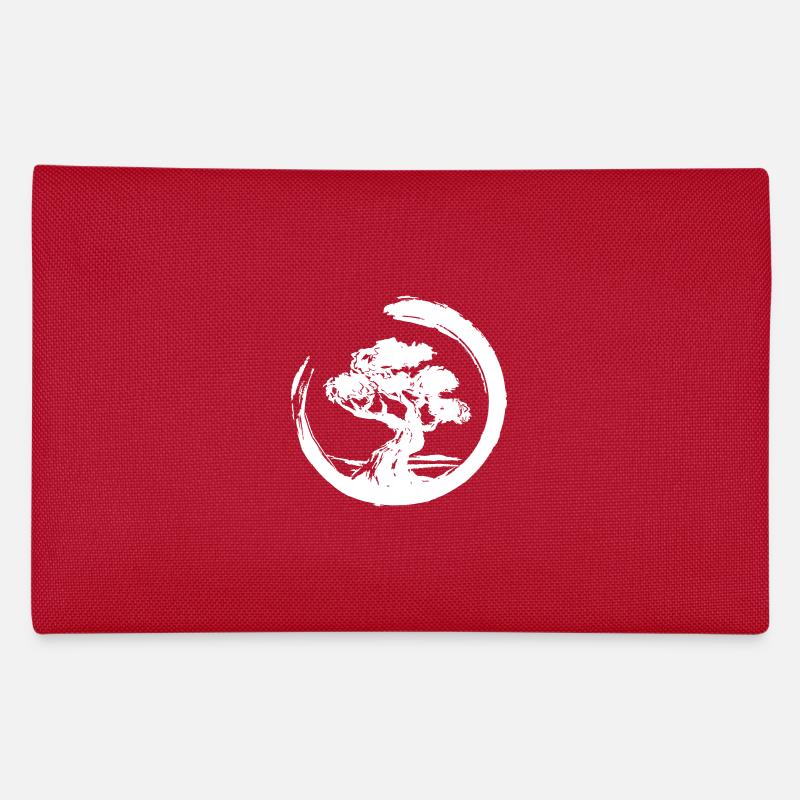 Horizont mit vintage Bonsai Federtasche