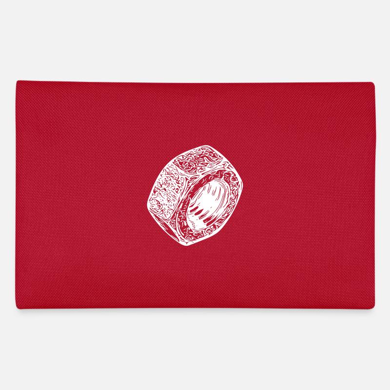 Schraubenmutter heller Oberfläche Federtasche