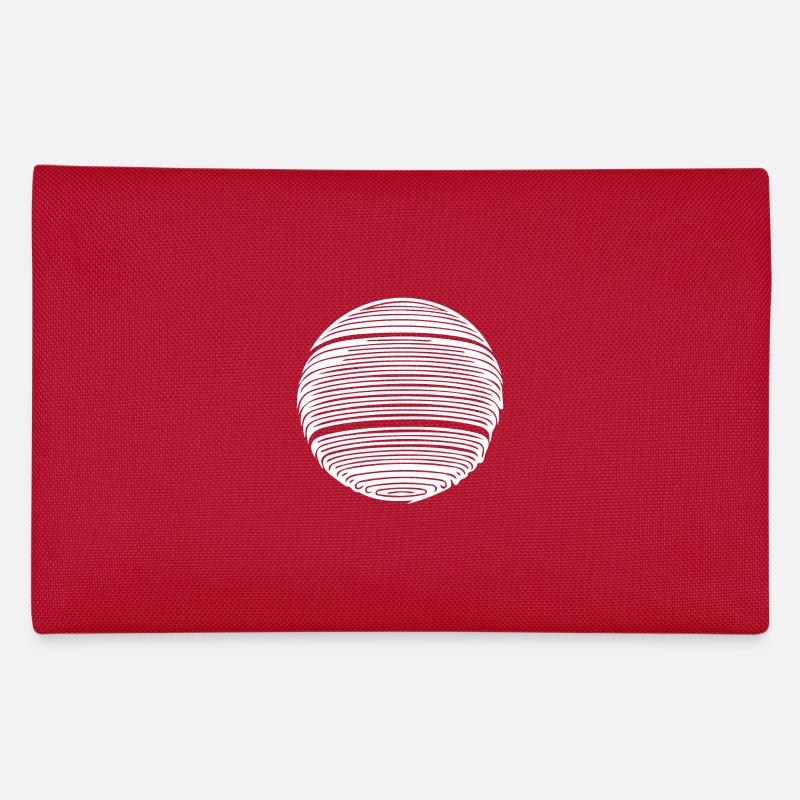 Sphère de planète géométrique avec rayures Trousse