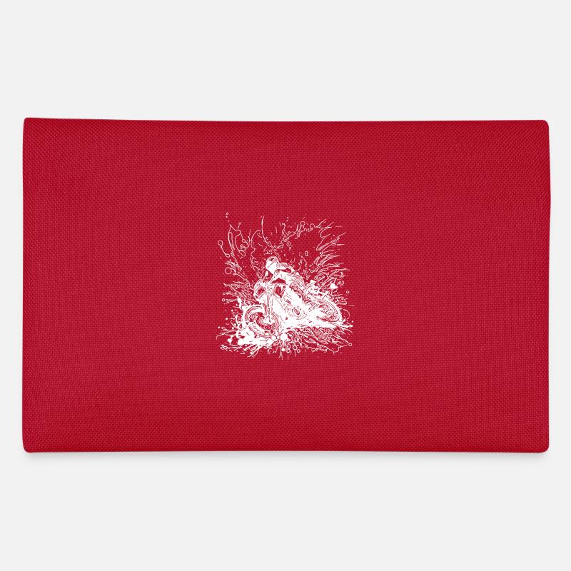 Racing Motorcycle Splash Style Pencil Case