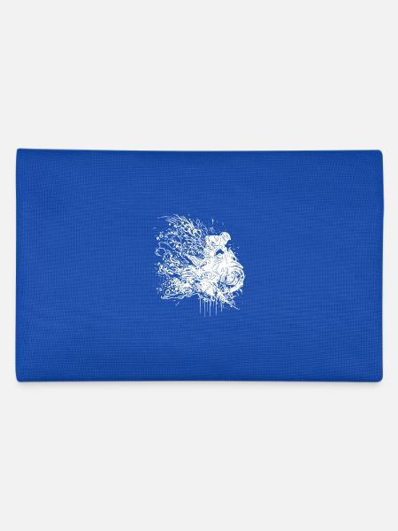 Rennsport Motorrad Splash Style - Federtasche - Royalblau - Hinten