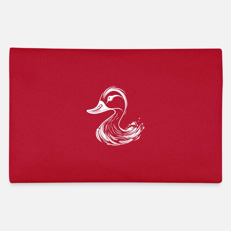 Cute Tattoo Style Duck Pencil Case