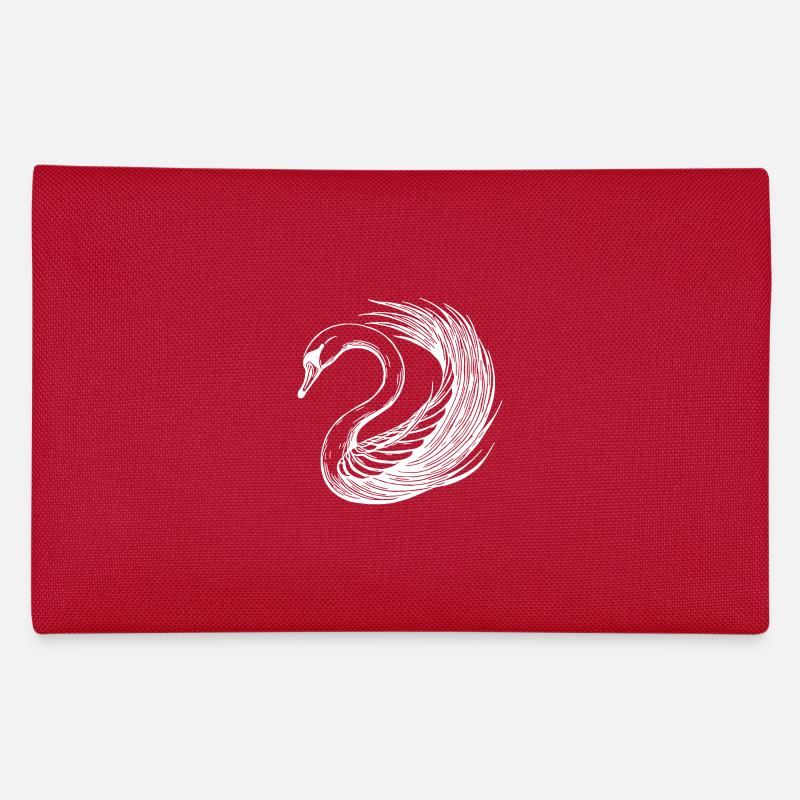 Cygne élégant orné d’ailes Trousse