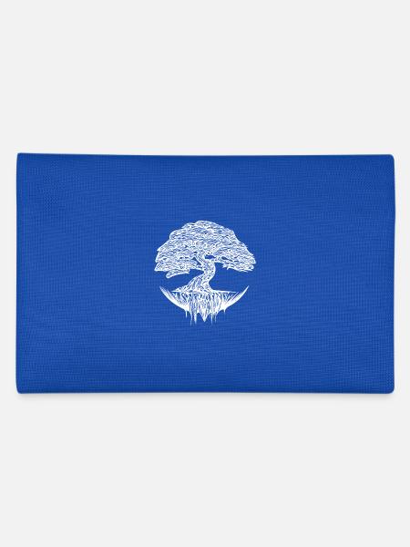 Elegant bonsai tree - Pencil Case - royal blue - Back