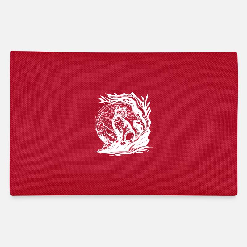 Joli petit chat de la nature dans le style de tatouage Trousse