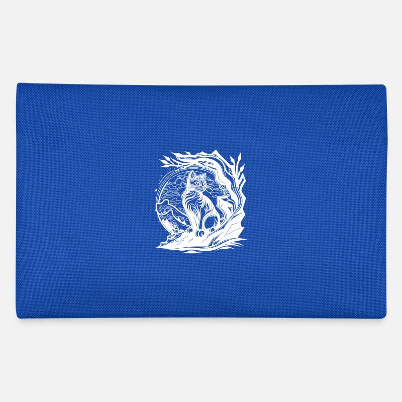 Joli petit chat de la nature dans le style de tatouage Trousse