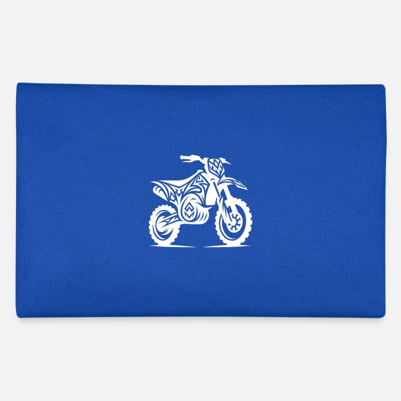 Motorcycle Off-Road Machine in Tattoo Style Pencil Case