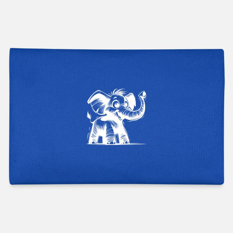 Bébé éléphant avec une énorme trompe Trousse