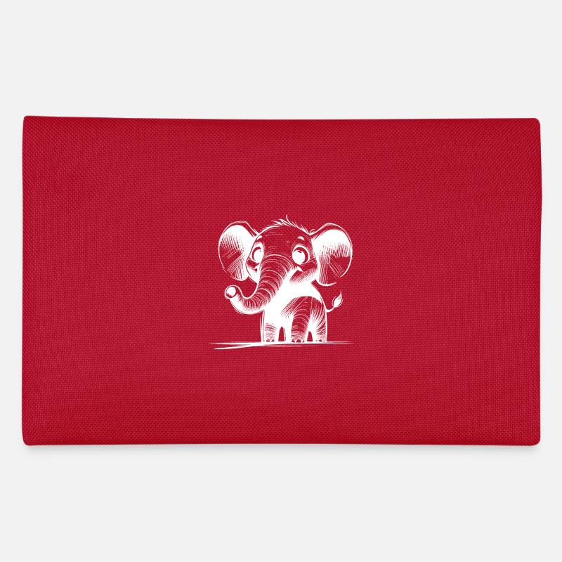 Éléphant d’enfant câlin avec d’énormes oreilles de trompe Trousse
