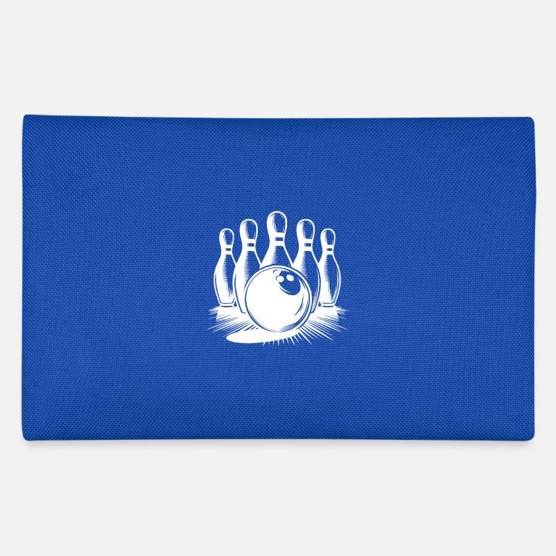 Bowlingkugel trifft Bowling Pins Präzisionssport Federtasche