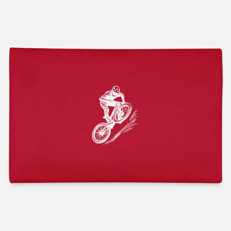 Mountain biker with downhill bike Pencil Case