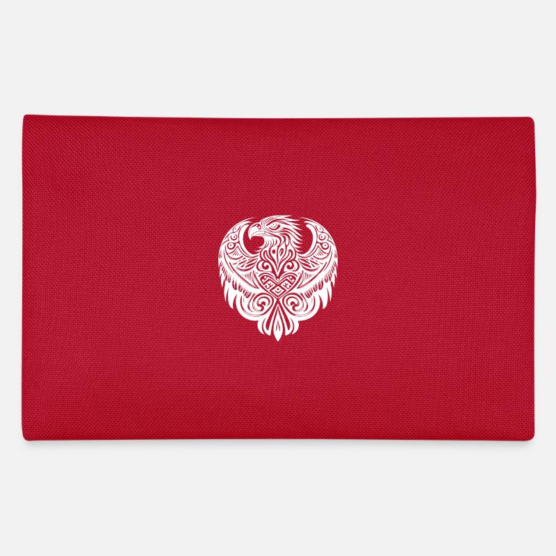 Logo Eagle Head dans le style Tattoo Cartoon Trousse