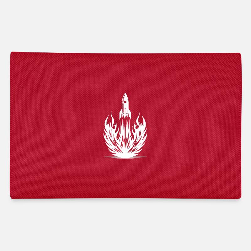 Launching rocket in flames Pencil Case