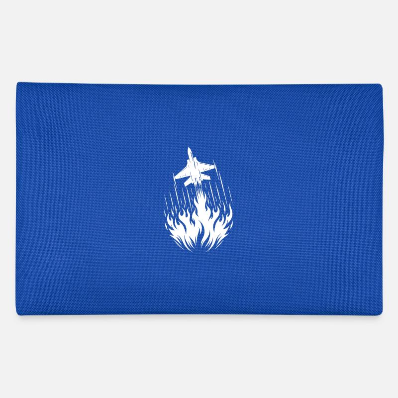 Fighter Jet Model Airplane Fire Flames Flight Pencil Case