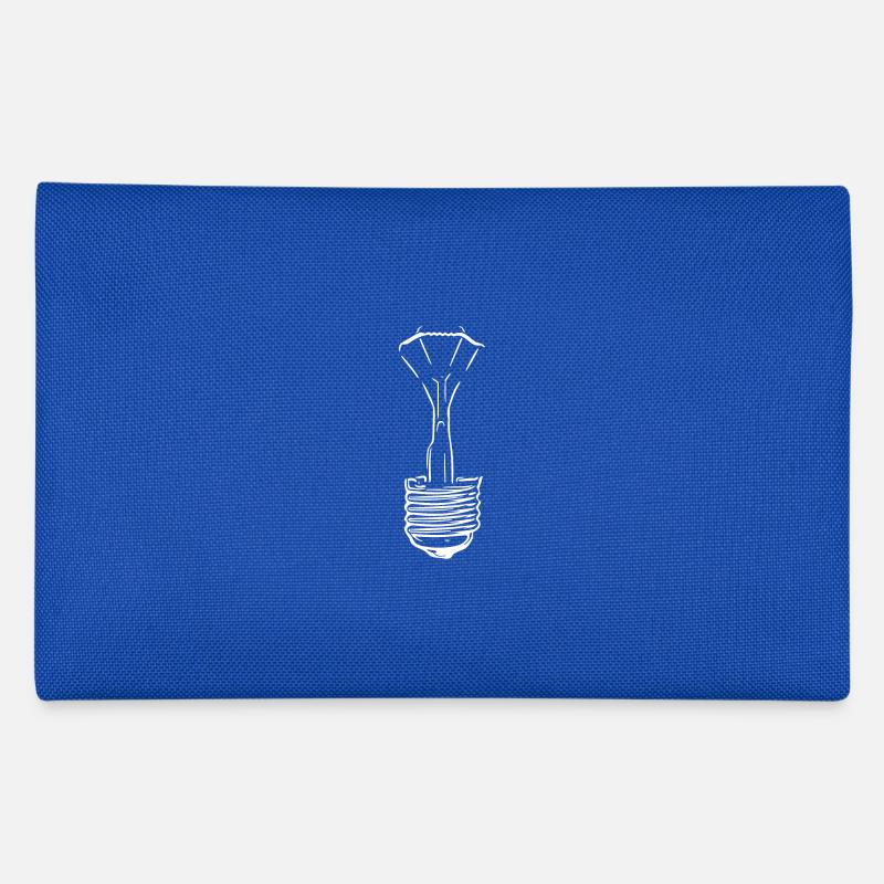 Lampe mit defektem Glaskolben Federtasche