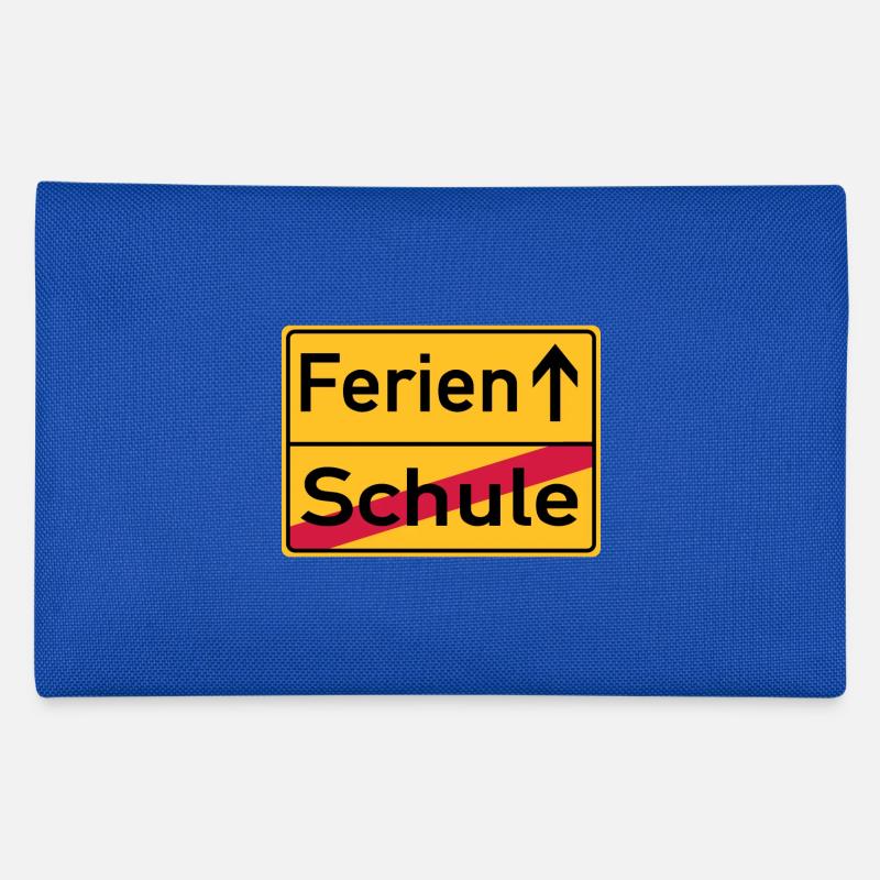 Schule - Ferien - Ortsschild Federtasche