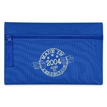 MADE IN 2004 AGED TO PERFECTION - Federtasche - Royalblau - Vorne
