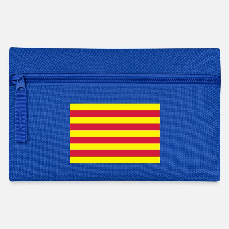 Bandera Catalunya - drapeau catalan - Trousse - bleu royal