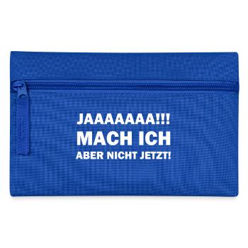 En disant - Trousse - bleu royal - Devant