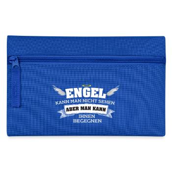 Engel - Federtasche - Royalblau - Vorne
