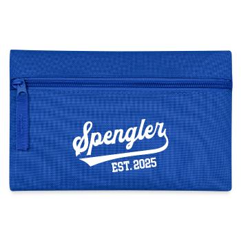 Spengler 2025 Ausbildung Prüfung Spenglerei Azubi - Federtasche - Royalblau - Vorne