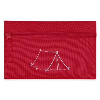 zelt - Federtasche - Rot - Vorne