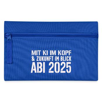 Abi KI 2025 - Federtasche - Royalblau - Vorne