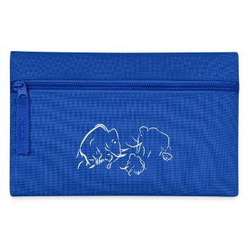 Familie Mammut - Federtasche - Royalblau - Vorne