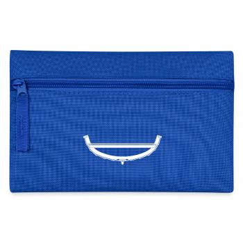 St Ayles Skiff - frame 4 - Pencil Case - royal blue - Front