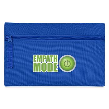 Empath Mode Grünes Design der Ein-/Aus-Taste - Federtasche - Royalblau - Vorne