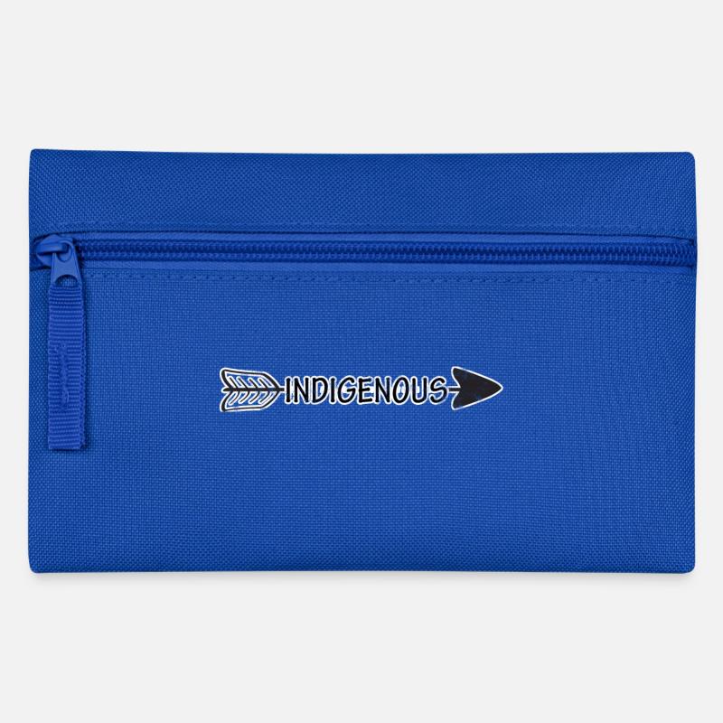Indianer: Indigenous - Federtasche - Royalblau